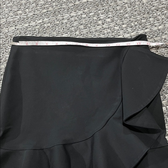 Zara Woman | Black Ruffle Mini Skirt - Picture 8 of 9